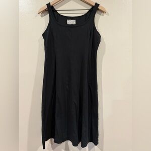 Everlane Woman’s Midi Black Sleeveless Dress Size Small Good Condition